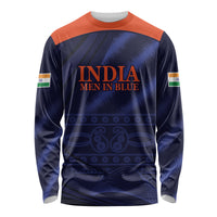 India Cricket World Cup 2024 Long Sleeve Shirt Men In Blue Make Champions - Wonder Print Shop