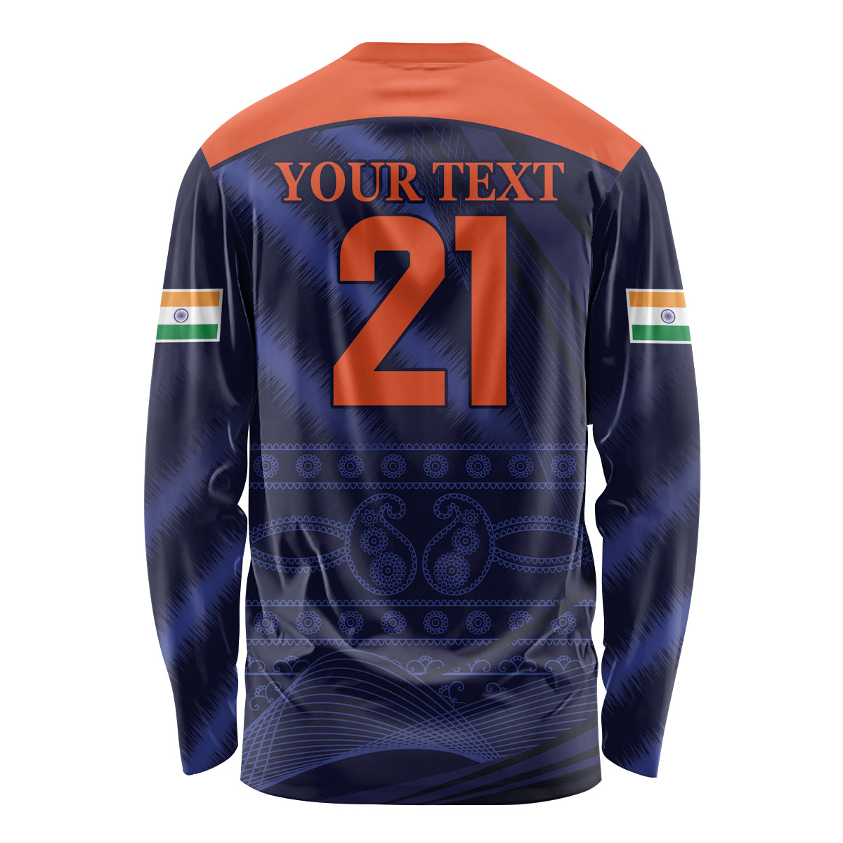 India Cricket World Cup 2024 Long Sleeve Shirt Men In Blue Make Champions - Wonder Print Shop