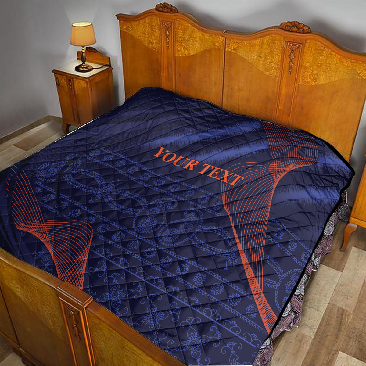 India Cricket World Cup 2024 Quilt Men In Blue Make Champions - Wonder Print Shop