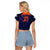 India Cricket World Cup 2024 Raglan Cropped T Shirt Men In Blue Make Champions - Wonder Print Shop