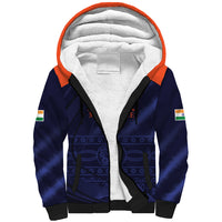 India Cricket World Cup 2024 Sherpa Hoodie Men In Blue Make Champions - Wonder Print Shop