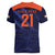 India Cricket World Cup 2024 Women V-Neck T-Shirt Men In Blue Make Champions - Wonder Print Shop