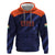 India Cricket World Cup 2024 Zip Hoodie Men In Blue Make Champions - Wonder Print Shop