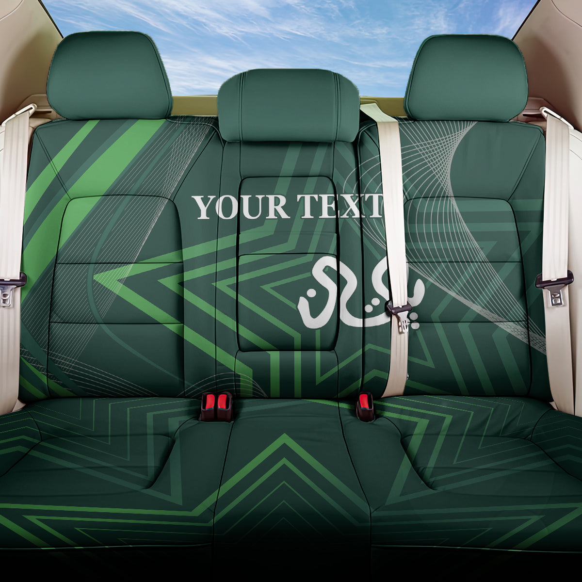 Pakistan Cricket World Cup 2024 Back Car Seat Cover Shaheens Make Champions