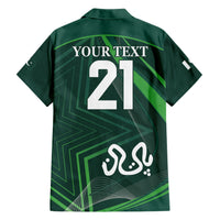 Pakistan Cricket World Cup 2024 Family Matching Short Sleeve Bodycon Dress and Hawaiian Shirt Shaheens Make Champions - Wonder Print Shop