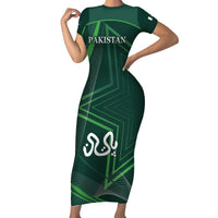Pakistan Cricket World Cup 2024 Family Matching Short Sleeve Bodycon Dress and Hawaiian Shirt Shaheens Make Champions - Wonder Print Shop