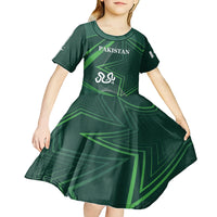 Pakistan Cricket World Cup 2024 Kid Short Sleeve Dress Shaheens Make Champions - Wonder Print Shop