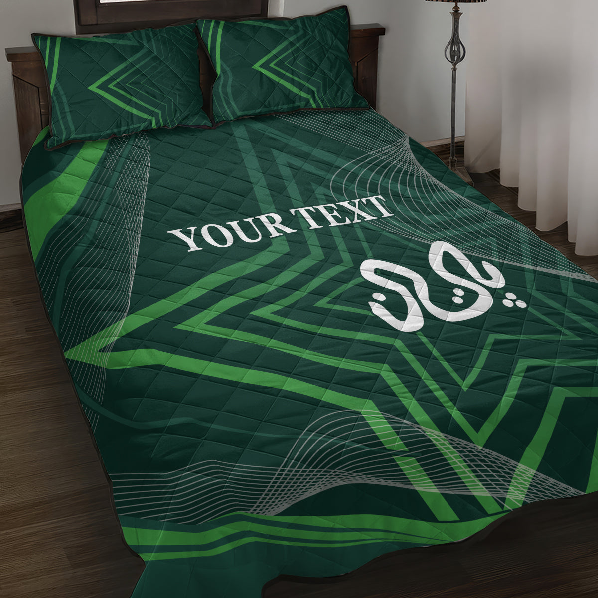 Pakistan Cricket World Cup 2024 Quilt Bed Set Shaheens Make Champions - Wonder Print Shop