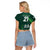 Pakistan Cricket World Cup 2024 Raglan Cropped T Shirt Shaheens Make Champions - Wonder Print Shop