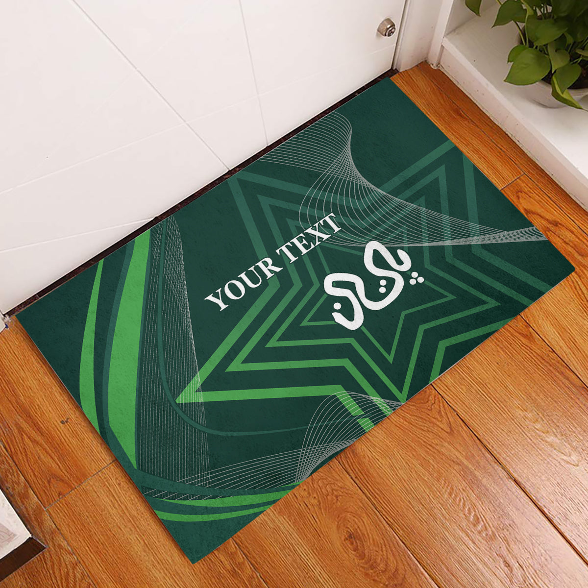 Pakistan Cricket World Cup 2024 Rubber Doormat Shaheens Make Champions - Wonder Print Shop