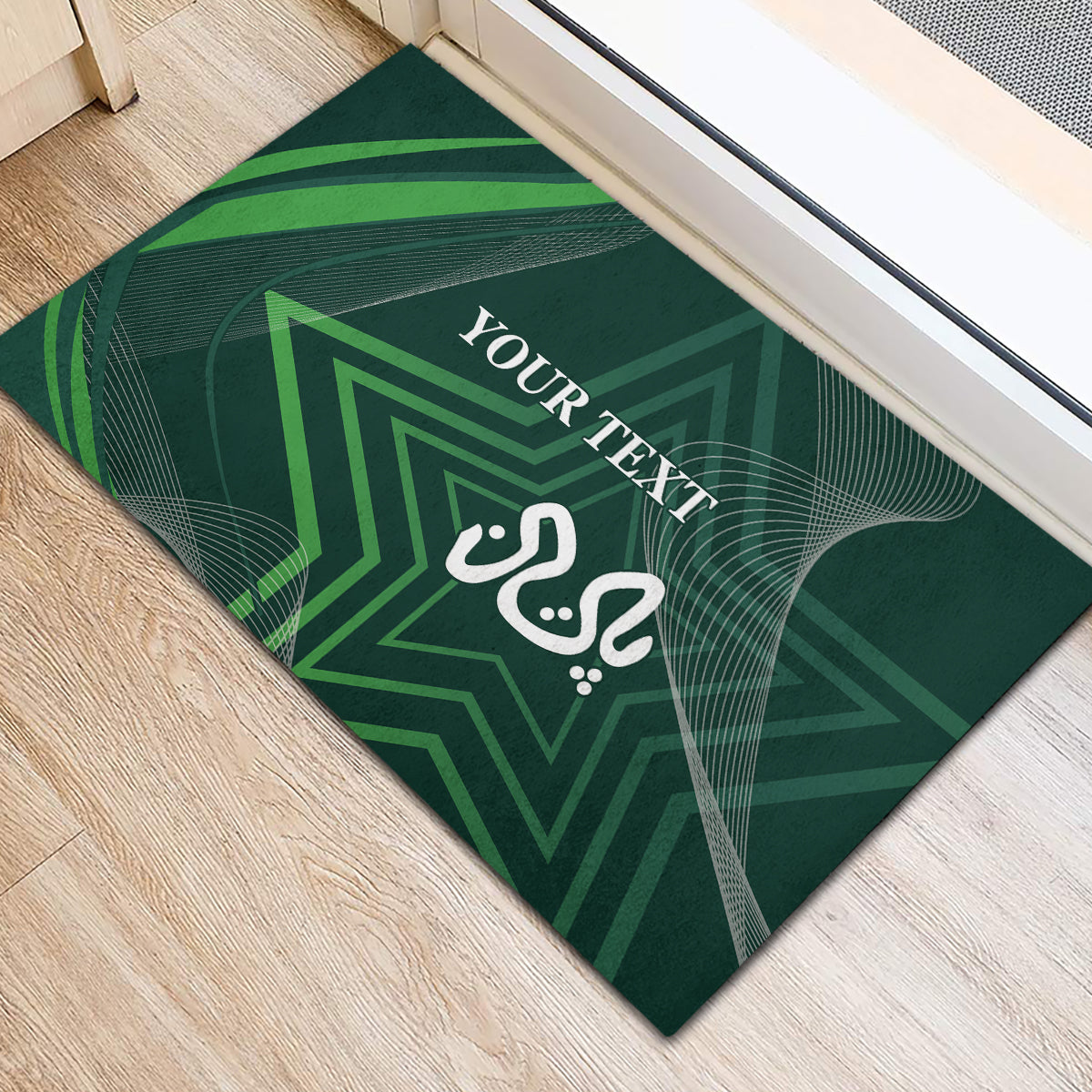Pakistan Cricket World Cup 2024 Rubber Doormat Shaheens Make Champions - Wonder Print Shop