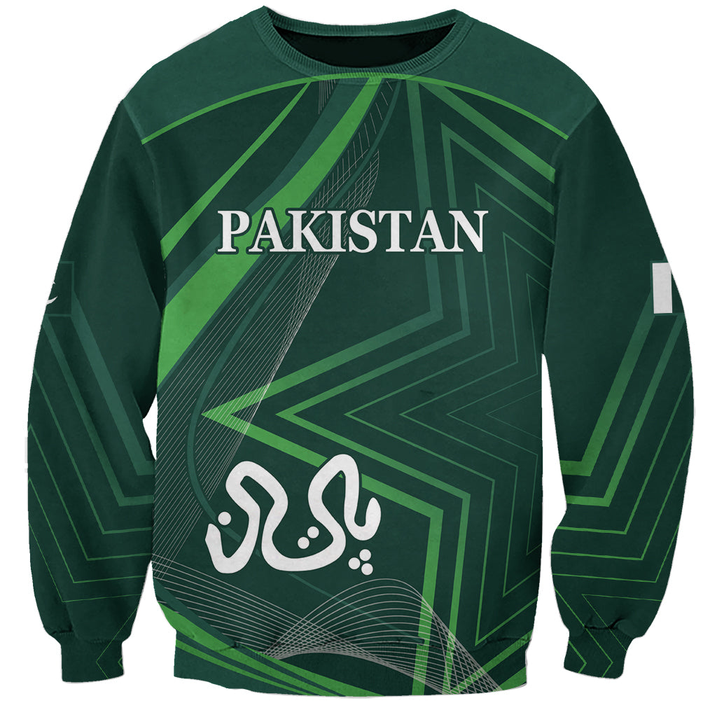 Pakistan Cricket World Cup 2024 Sweatshirt Shaheens Make Champions - Wonder Print Shop