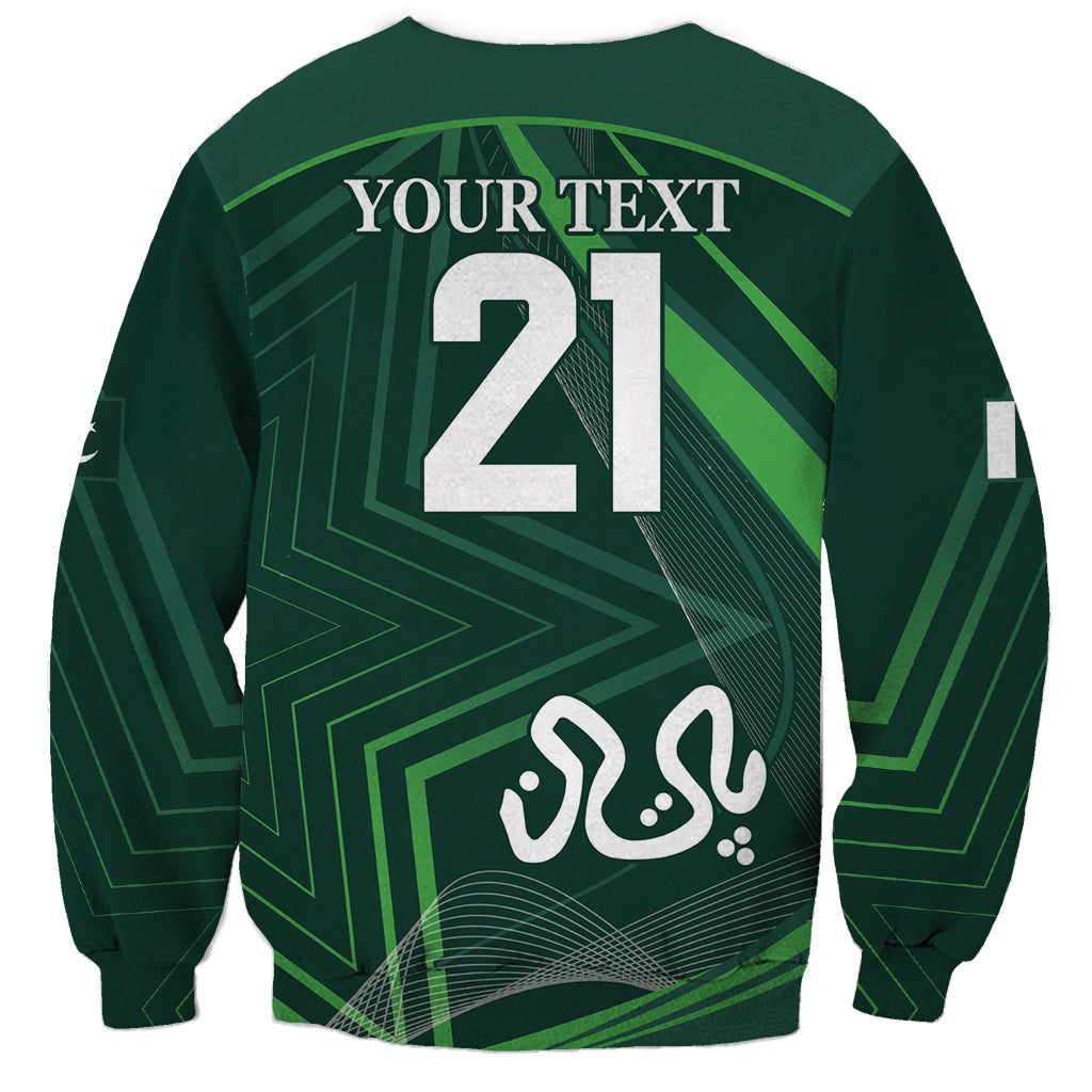 Pakistan Cricket World Cup 2024 Sweatshirt Shaheens Make Champions - Wonder Print Shop