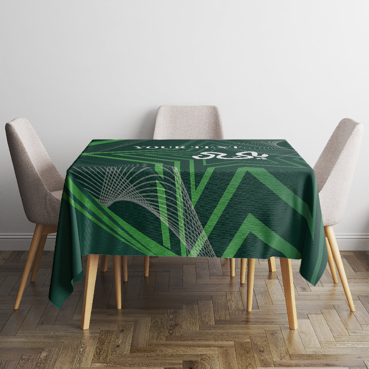 Pakistan Cricket World Cup 2024 Tablecloth Shaheens Make Champions - Wonder Print Shop