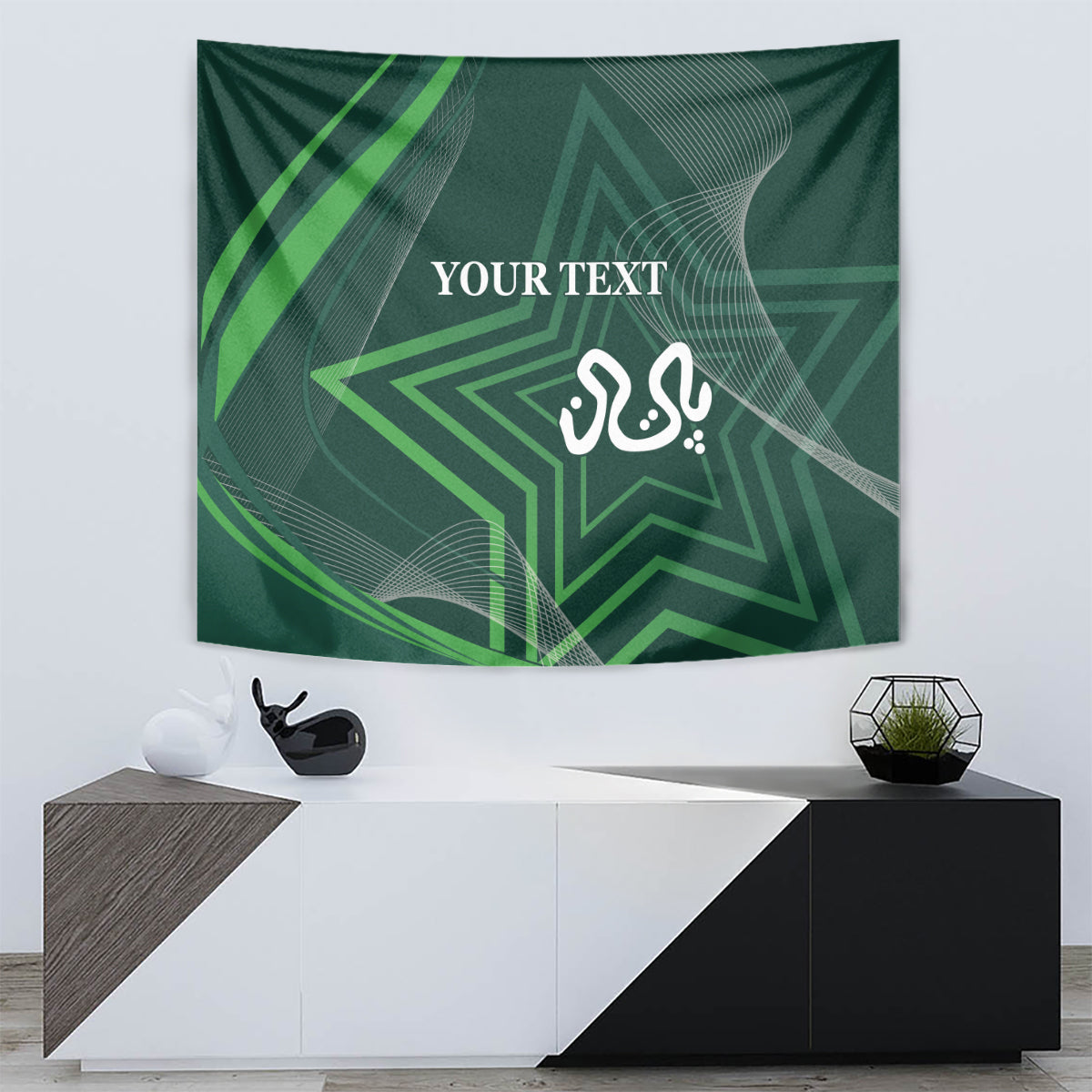 Pakistan Cricket World Cup 2024 Tapestry Shaheens Make Champions - Wonder Print Shop