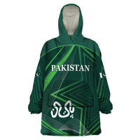 Pakistan Cricket World Cup 2024 Wearable Blanket Hoodie Shaheens Make Champions - Wonder Print Shop