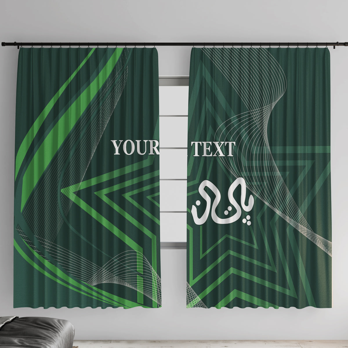 Pakistan Cricket World Cup 2024 Window Curtain Shaheens Make Champions - Wonder Print Shop