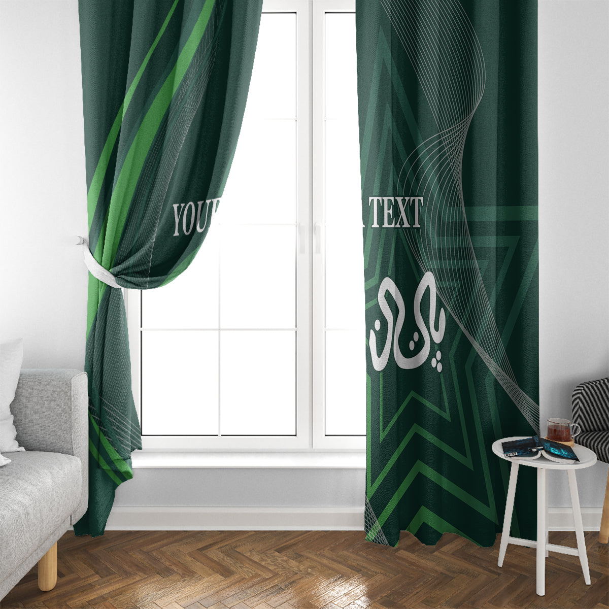 Pakistan Cricket World Cup 2024 Window Curtain Shaheens Make Champions - Wonder Print Shop