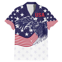 United States Cricket World Cup 2024 Family Matching Mermaid Dress and Hawaiian Shirt USA Badge Eagle Make Champions LT9 - Wonder Print Shop