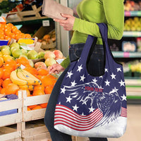 United States Cricket World Cup Grocery Bag USA Badge Eagle Make Champions