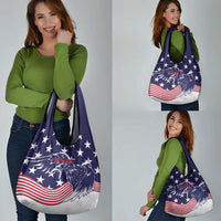 United States Cricket World Cup Grocery Bag USA Badge Eagle Make Champions