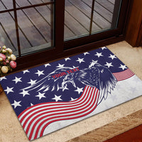 United States Cricket World Cup 2024 Rubber Doormat USA Badge Eagle Make Champions - Wonder Print Shop