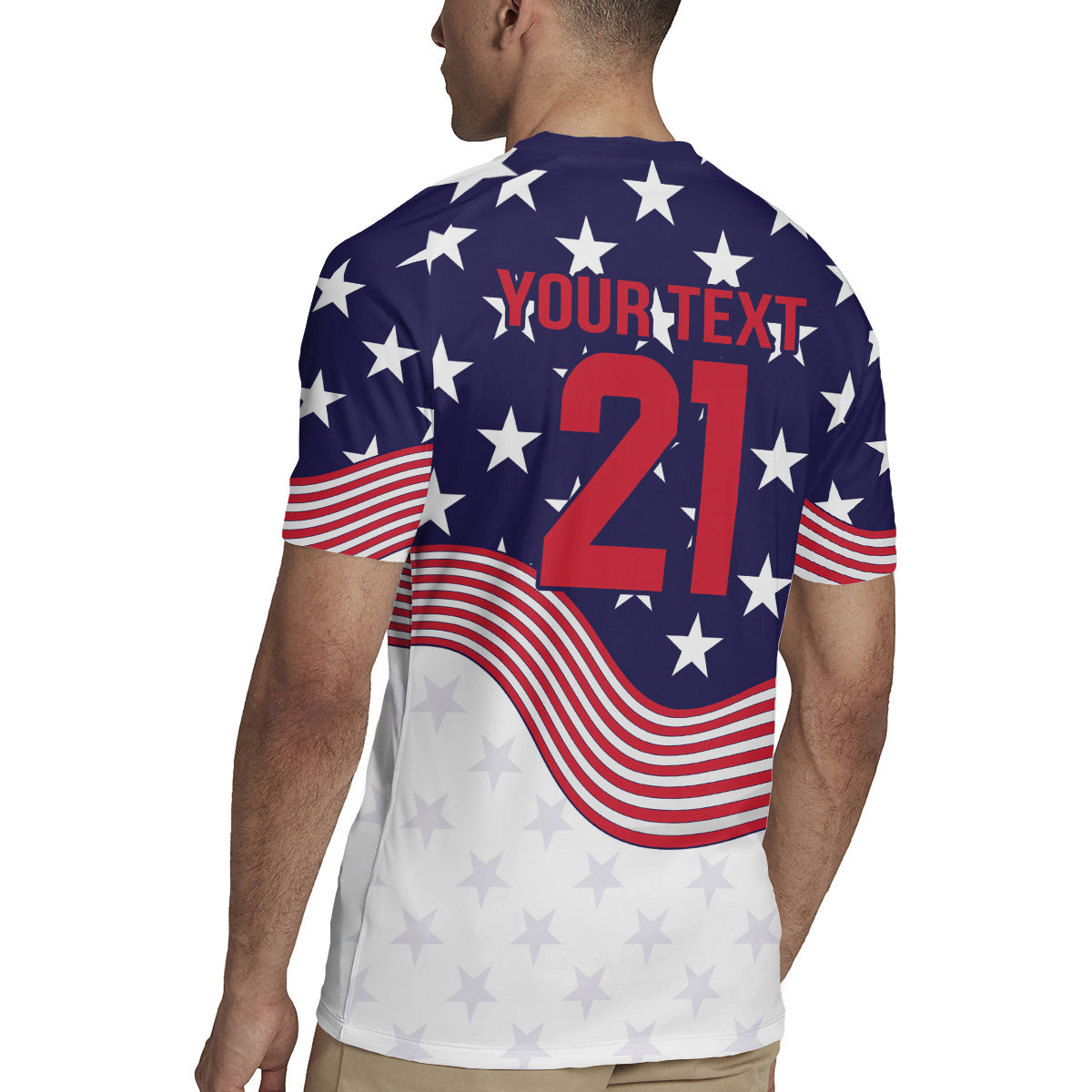 United States Cricket World Cup 2024 Rugby Jersey USA Badge Eagle Make Champions - Wonder Print Shop