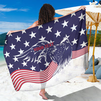 United States Cricket World Cup 2024 Sarong USA Badge Eagle Make Champions - Wonder Print Shop