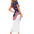 United States Cricket World Cup 2024 Short Sleeve Bodycon Dress USA Badge Eagle Make Champions - Wonder Print Shop