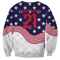 United States Cricket World Cup 2024 Sweatshirt USA Badge Eagle Make Champions - Wonder Print Shop