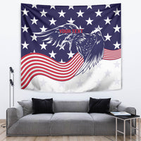 United States Cricket World Cup 2024 Tapestry USA Badge Eagle Make Champions - Wonder Print Shop