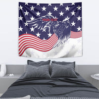 United States Cricket World Cup 2024 Tapestry USA Badge Eagle Make Champions - Wonder Print Shop