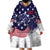 United States Cricket World Cup 2024 Wearable Blanket Hoodie USA Badge Eagle Make Champions - Wonder Print Shop