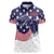 United States Cricket World Cup 2024 Women Polo Shirt USA Badge Eagle Make Champions - Wonder Print Shop