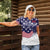 United States Cricket World Cup 2024 Women Polo Shirt USA Badge Eagle Make Champions - Wonder Print Shop