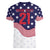 United States Cricket World Cup 2024 Women V-Neck T-Shirt USA Badge Eagle Make Champions - Wonder Print Shop