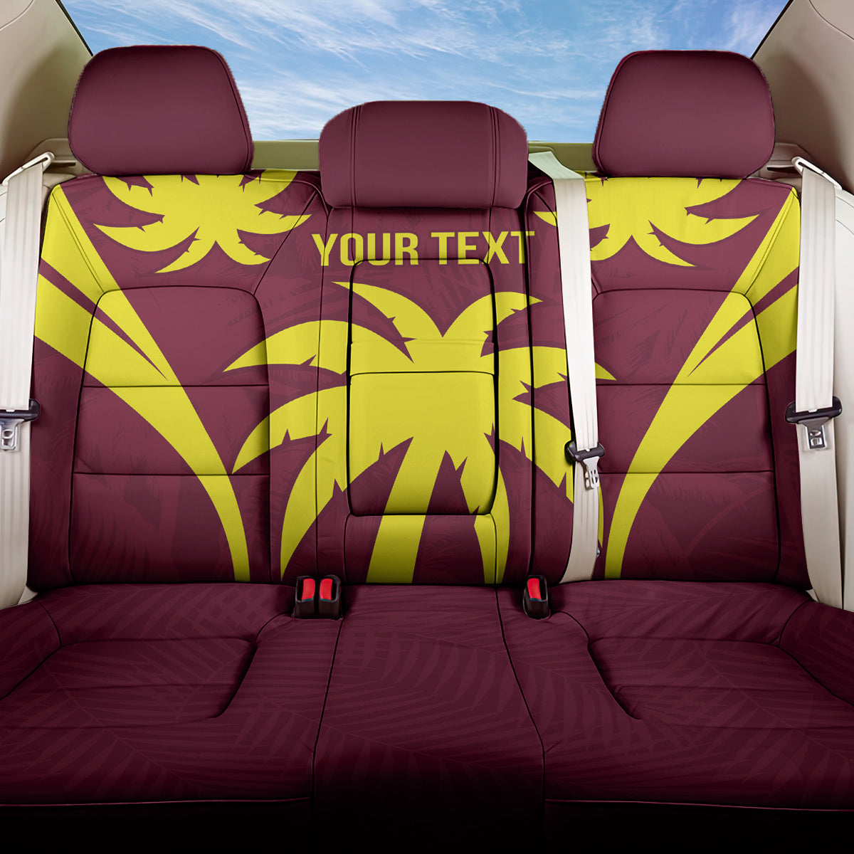 West Indies Cricket World Cup 2024 Back Car Seat Cover Windies Make Champions LT9 - Wonder Print Shop