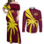 West Indies Cricket World Cup 2024 Couples Matching Off Shoulder Maxi Dress and Long Sleeve Button Shirt Windies Make Champions LT9 - Wonder Print Shop