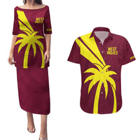 West Indies Cricket World Cup 2024 Couples Matching Puletasi and Hawaiian Shirt Windies Make Champions LT9 - Wonder Print Shop