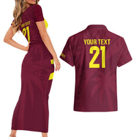 West Indies Cricket World Cup 2024 Couples Matching Short Sleeve Bodycon Dress and Hawaiian Shirt Windies Make Champions LT9 - Wonder Print Shop