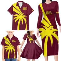 West Indies Cricket World Cup 2024 Family Matching Long Sleeve Bodycon Dress and Hawaiian Shirt Windies Make Champions LT9 - Wonder Print Shop