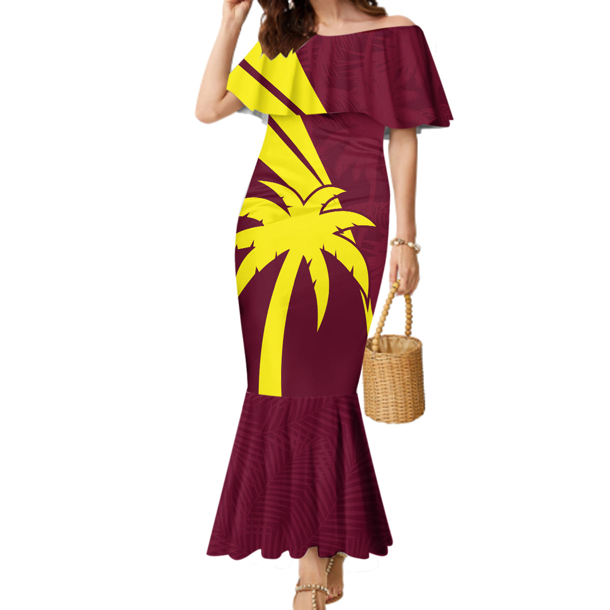 West Indies Cricket World Cup 2024 Family Matching Mermaid Dress and Hawaiian Shirt Windies Make Champions LT9 - Wonder Print Shop