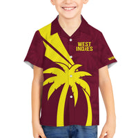 West Indies Cricket World Cup 2024 Family Matching Off The Shoulder Long Sleeve Dress and Hawaiian Shirt Windies Make Champions - Wonder Print Shop