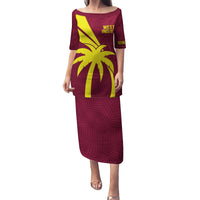 West Indies Cricket World Cup 2024 Family Matching Puletasi and Hawaiian Shirt Windies Make Champions - Wonder Print Shop