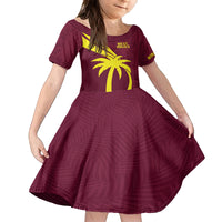 West Indies Cricket World Cup 2024 Kid Short Sleeve Dress Windies Make Champions - Wonder Print Shop