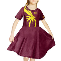 West Indies Cricket World Cup 2024 Kid Short Sleeve Dress Windies Make Champions - Wonder Print Shop