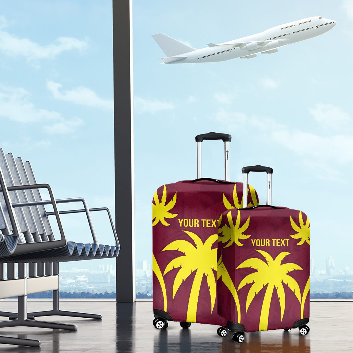West Indies Cricket World Cup 2024 Luggage Cover Windies Make Champions - Wonder Print Shop
