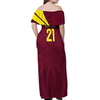 West Indies Cricket World Cup 2024 Off Shoulder Maxi Dress Windies Make Champions - Wonder Print Shop