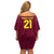 West Indies Cricket World Cup 2024 Off Shoulder Short Dress Windies Make Champions - Wonder Print Shop