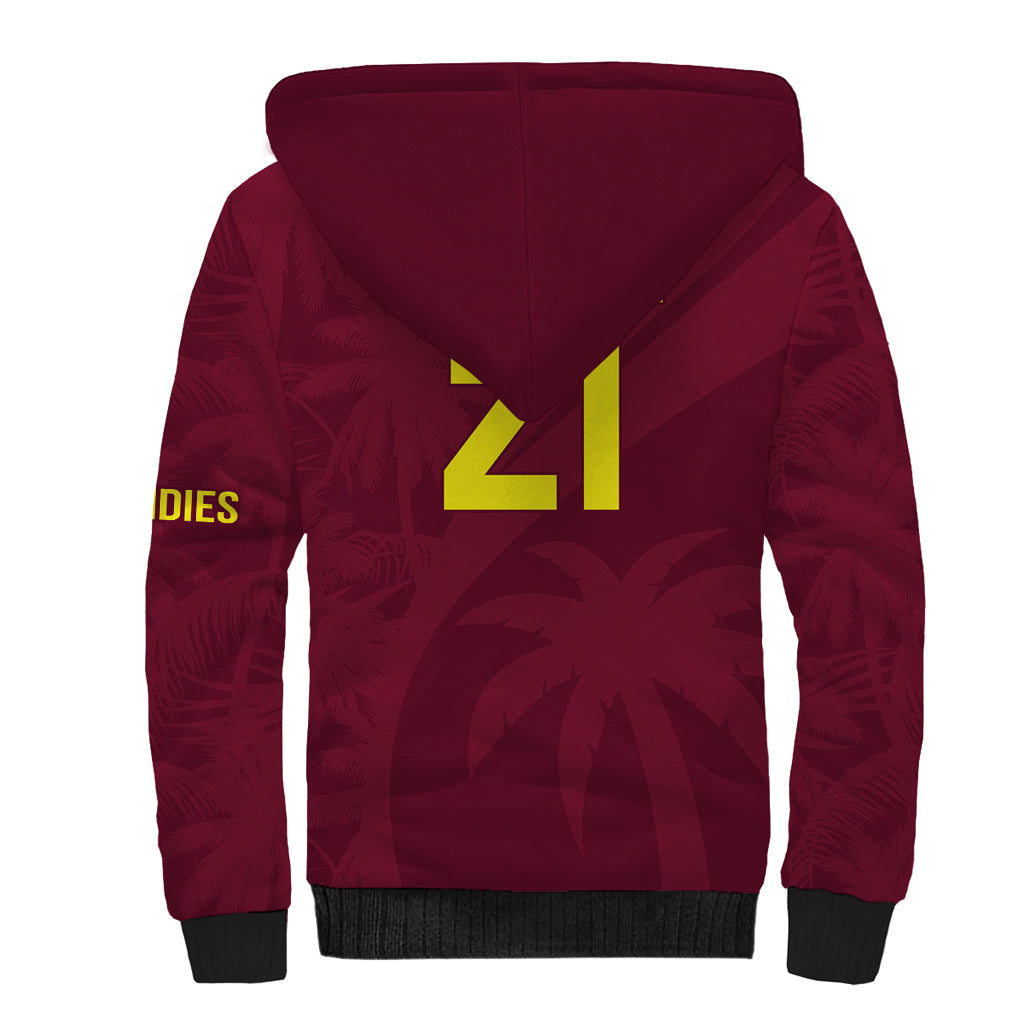 West Indies Cricket World Cup 2024 Sherpa Hoodie Windies Make Champions - Wonder Print Shop